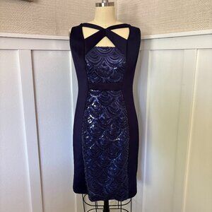 Connected Apparel size 6 Navy Cocktail dress size